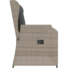 vidaXL Gartenbank 1-tlg 110 x 60 x 75 cm Hellgrau