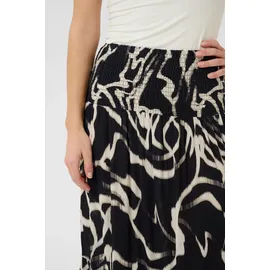 Kaffe Maxirock Damen Schwarz/Nature Organic Lines XL/XXL