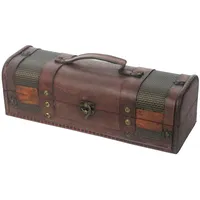 HMF Vintage Deko Geschenkbox mit Deckel aus Holz, für