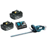 Makita DUH523RF2 + 2x 18V 3Ah BL1830B + DC18RC Akku-Heckenschere, 18V