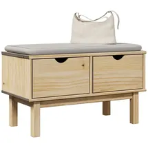 vidaXL vidaXL, Sitzbank, Hückeswagen (80 cm) Massivholz Kiefer -