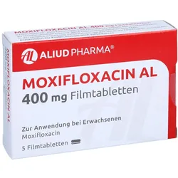Moxifloxacin AL 400 mg Filmtabletten 5 St