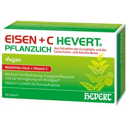Eisen+C Hevert pflanzliche Kapseln