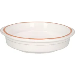 Cazuela WEISS Ton-Schale Ille Ø 20cm Größe L Mittelalter Wikinger