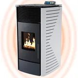 NEMAXX P12 Pelletofen 13,6 kW WiFi-Ready weiß