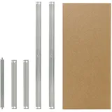 shelfplaza Fachboden Stahl 30x23 cm silber