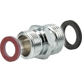 tecuro Reduzierstück M15/1 Außengewinde x 3/8 Zoll Außengewinde verchromt