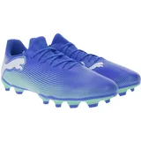 PUMA FUTURE 7 PLAY FG/AG Fußball-Schuhe Trainings-Schuhe Sport-Schuhe Schnür-Schuhe Fitness-Zubehör 107939 01 Blau/Grün - 45
