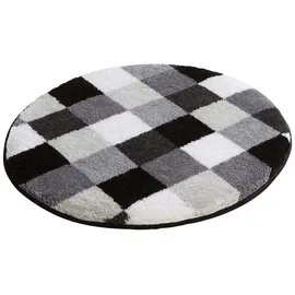 GRUND Badematte Mosaik Grau Ø 70 cm
