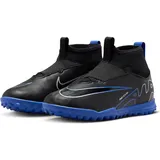 Nike Jr. Zoom Superfly 9 Academy Tf Fußballschuh, Schwarz Blau Black Chrome Hyper royal 37.5