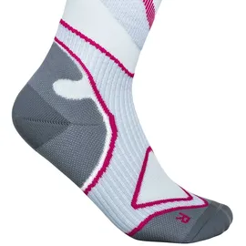 Bauerfeind Kompressionsstrümpfe 1 Paar Weiß/Pink 35-37