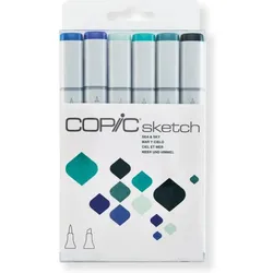 COPIC Marker sketch, 6er Set 