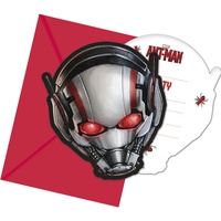 Marvel Ant-Man Gestanzte Einladungskarten mit Umschlag