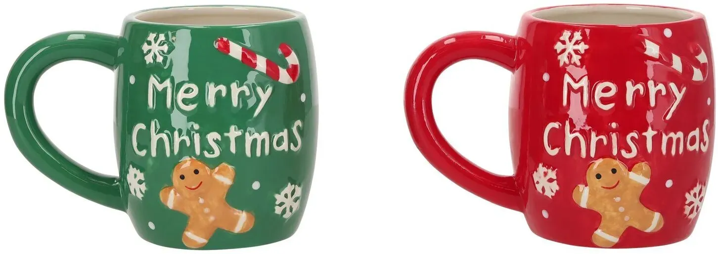 Christmas Cup Set Green/Red