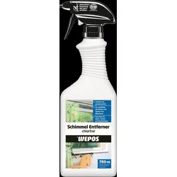 WEPOS Schimmel Entferner chlorfrei, 750 ml, gegen Schimmel Stockflecken Biofilme, geruchsneutral & vorbeugend