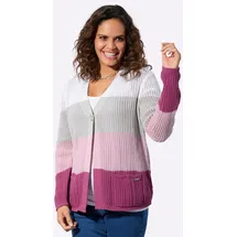 Casual Looks Ajour-Strickjacke in Rosa 52