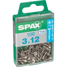 SPAX Holzschraube T10 T-Star plus Edelstahl A2 3,0 x 12 mm 100 Stück