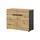xonox.home Kommode Canu 100 x 81 x 40 cm Basaltgrau/Artisan