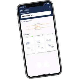 Selfsat Snipe BT Grey Line Single - Vollautomatische Satellitenantenne inkl. iOS/Android Steuerung, Camping Antenne mit Bluetooth LNB