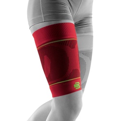 BAUERFEIND SPORTS Kompressionsbandage Oberschenkel rot, long, Gr. L