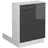 Vicco Kochinsel Fame-Line 60 x 30 x 82 cm Schwarz