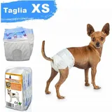 Trade Shop Traesio - Trade Shop - 10 saugfähige hundewindeln xs kleine grösse hundeschläfer -