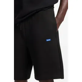 Hugo Sweatshorts aus reiner Baumwolle, Modell 'NASENSIO', Black, L