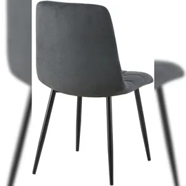 CLP Esszimmerstuhl Antibes Cordbezug schwarz