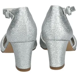 TAMARIS Damen Pumps mit Blockabsatz, metallic, 40 EU