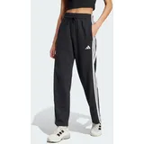 adidas Essentials 3-Streifen Open Hem French Terry Hose Black/White S