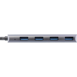 InLine USB 3.2 Hub, zu 4x USB-A 3.1, USB-C 3.1 [Stecker] (33271R)