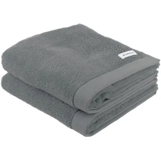 Handtuch 50 x 100 cm moody grey 2 St.