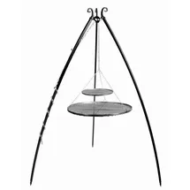 Cook King Schwenkgrill 200 cm inkl. Doppelrost Ø 70 + 40 cm Rohstahl