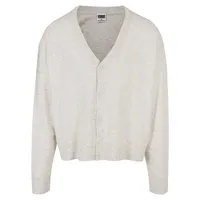 URBAN CLASSICS Eco Mix Boxy Strickjacke Light Grey M