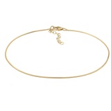 Elli Schlangenkette Strand Zeitlos Basic 925 Silber Gold Damen