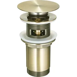 TRIZERATOP Stöpsel für Waschbecken oder Bidet universal Gold