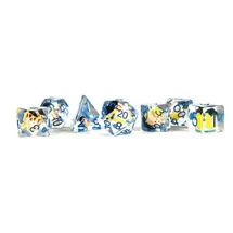 fanroll Invincible Blood Damaged Resin Poly Dice Set (US IMPORT)
