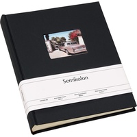Semikolon Fotoalbum, Schwarz 80 Blätter Hardcover-Bindung