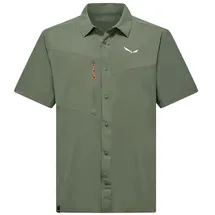 Salewa Puez Kurzarmhemd Faded Green 4XL