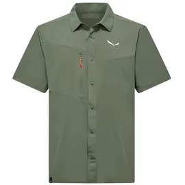 Salewa Puez Kurzarmhemd Faded Green 4XL