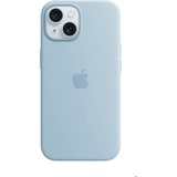 Apple iPhone 15 Silikon Case mit MagSafe - Hellblau