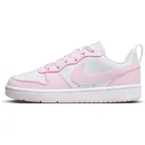Nike Court Borough Low RECRAFT (GS) Sneaker, White/PINK Foam, 38.5