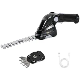 Outsunny 2-in-1 Akku Heckenschere 7,2 V / 2 x 2,0 Ah