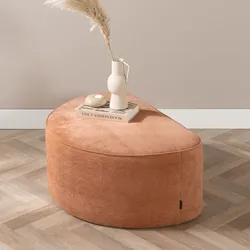 Bronx71 Hocker Neso halbrund terrakotta