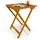 Juskys Juskys® Beistelltisch Zadar XL - Klappbar für platzsparende Nutzung, aus geöltem Akazienholz, ideal für Garten und Balkon, 60x58x76 cm
