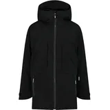 CMP Kid G Jacket Fix Hood Schwarz 176