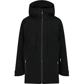 CMP Kid G Jacket Fix Hood Schwarz 176