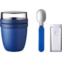 Mepal Ellipse Lunchpot + Faltbarer Löffel Vivid Blue