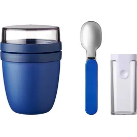 Mepal Ellipse Lunchpot + Faltbarer Löffel Vivid Blue