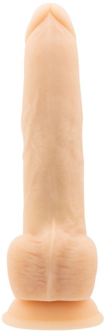 Stoßvibrator '9' Thrusting“ | Mit starkem Saugfuß, Strap-on kompatibel Naked Addiction Vibrator 1 St beige